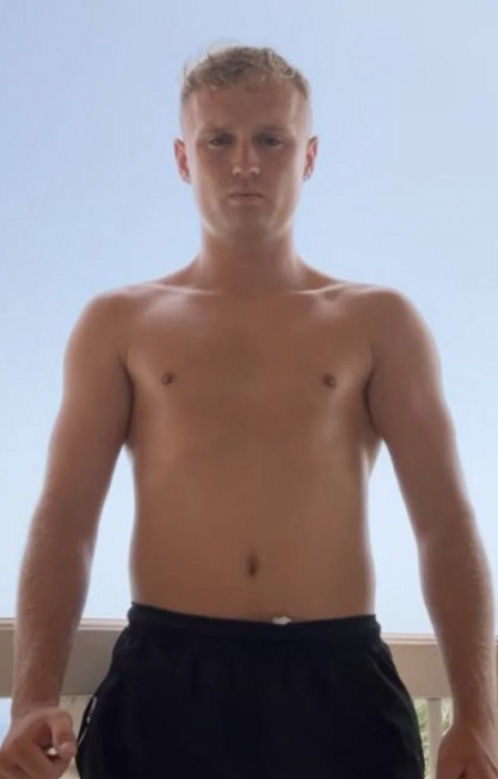 Liam before