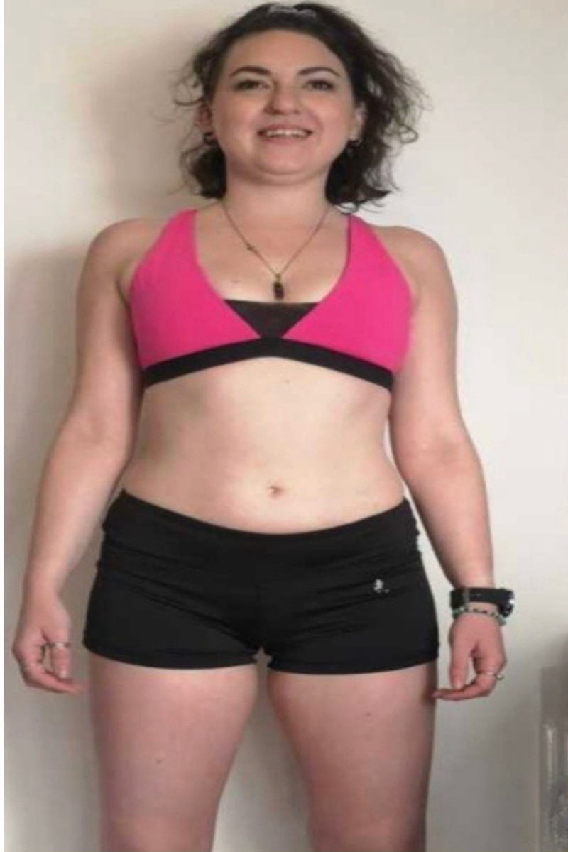 Megan before